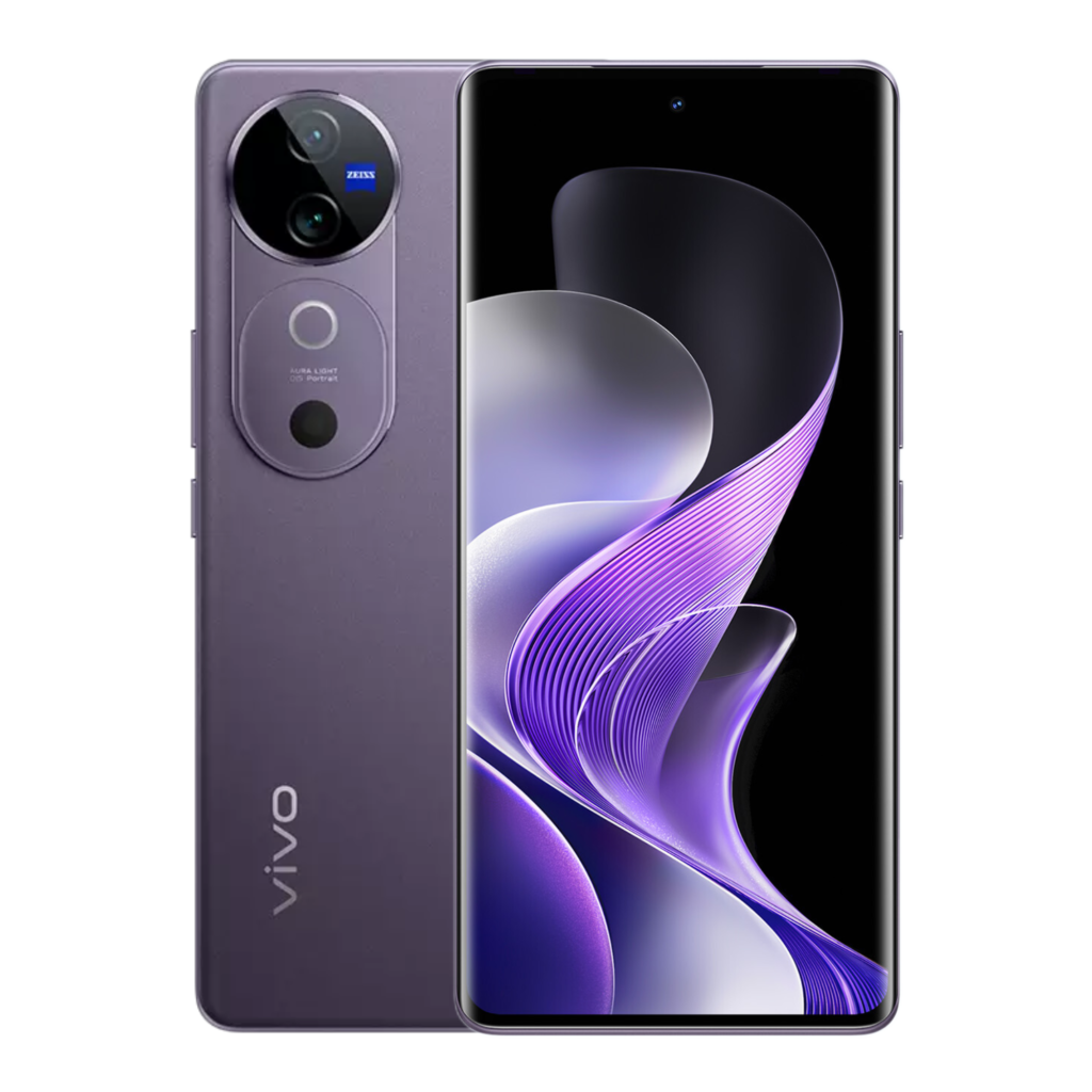 vivo v40 5g purple 256gb 8gb ram front back view 01