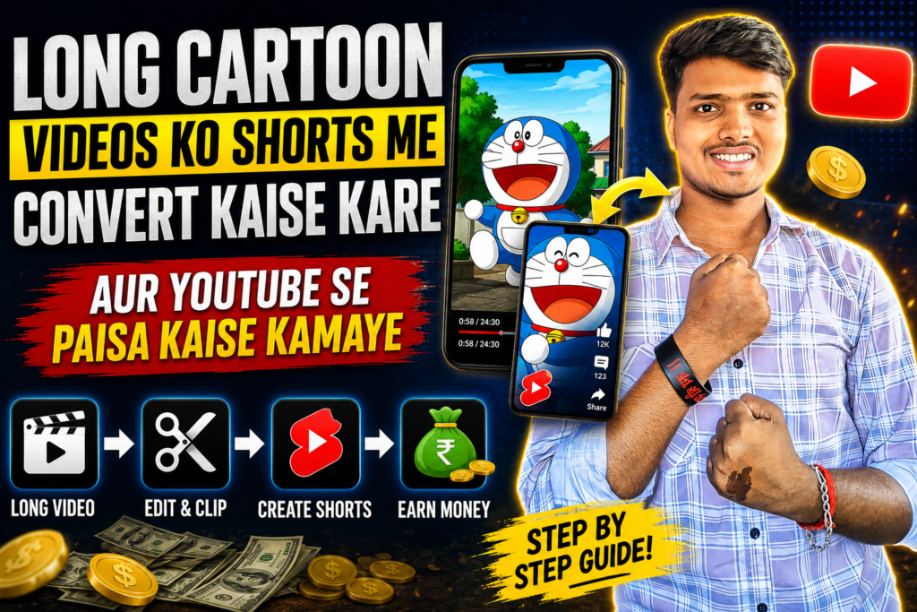 Long Cartoon Videos Ko Shorts Me Convert Karke YouTube Se Paise Kaise Kamaye file 00000000cd3c7207be84475973273a9b
